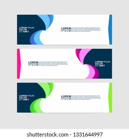 Vector design Banner background.  Modern template design - Vector 