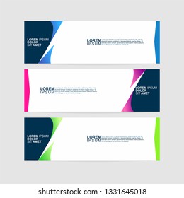 Vector design Banner background.  Modern template design - Vector 