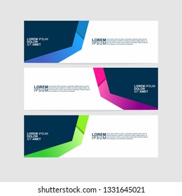 Vector design Banner background.  Modern template design - Vector 