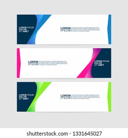 Vector design Banner background.  Modern template design - Vector 