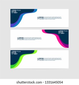 Vector design Banner background.  Modern template design - Vector 