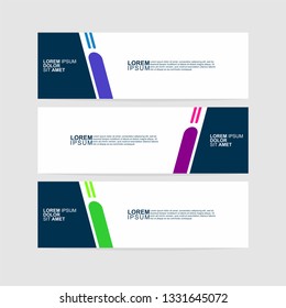 Vector design Banner background.  Modern template design - Vector 