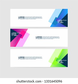 Vector design Banner background.  Modern template design - Vector 