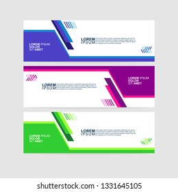 Vector design Banner background.  Modern template design - Vector 