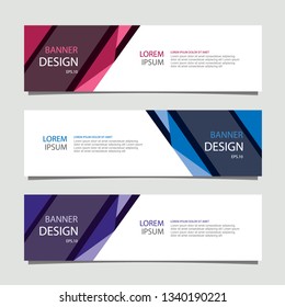 Vector Design Banner background modern. Web template