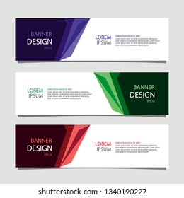 Vector Design Banner background modern. Web template