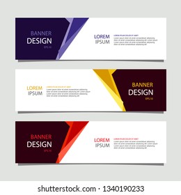 Vector Design Banner background modern. Web template