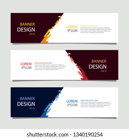 Vector Design Banner background modern. Web template