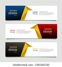 Vector Design Banner background modern. Web template