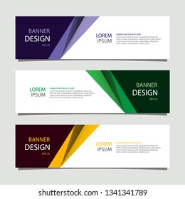 Vector Design Banner background modern. Web template