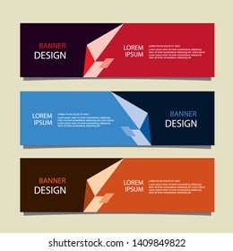 Vector Design Banner background modern. Web template