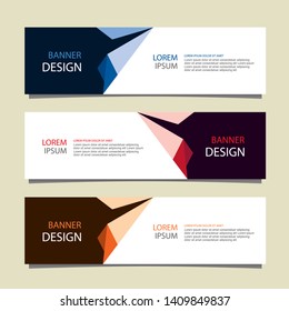 Vector Design Banner background modern. Web template
