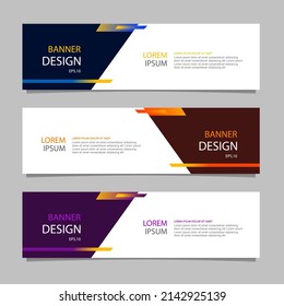 Diseño de vectores Fondo de banner moderno.Plantilla web