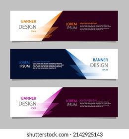 Vector design Banner background modern.Web template