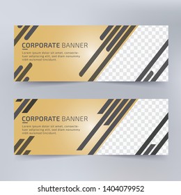 Vector design Banner background template.