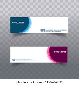 Vector design Banner backgrounds