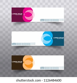 Vector design Banner backgrounds