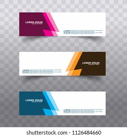 Vector design Banner backgrounds