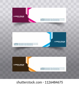 Vector design Banner backgrounds
