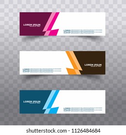 Vector design Banner backgrounds