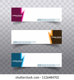 Vector design Banner backgrounds