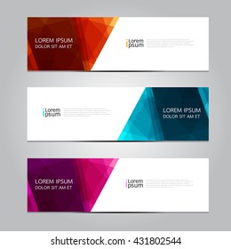 Vector design Banner backgrounds.