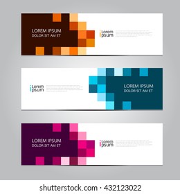 Vector design Banner backgrounds.