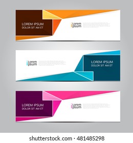 Vector design Banner backgrounds.