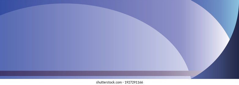 Banner De Diseño Vector Con Fondo De Color Azul. 