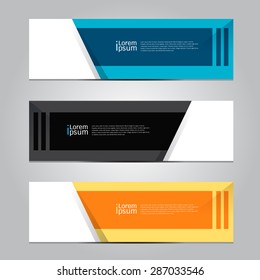 Vector design Banner business  background.