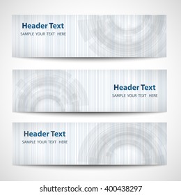 Vector design Banner circle high technology background, EPS10 illustration.