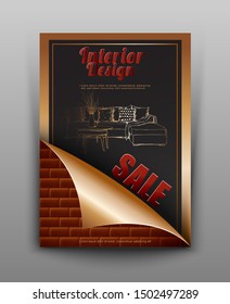 Flyer Design Interior Stock Vectors Images Vector Art