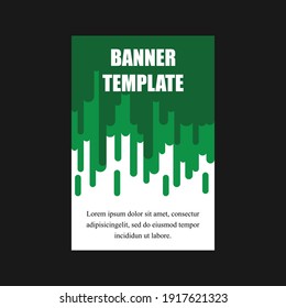 Ilustración del cartel de diseño de vectores. Plantilla de vectores de diseño moderno abstracto