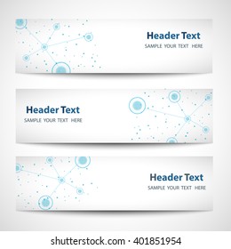 Vector design Banner network technology background. illustration EPS10