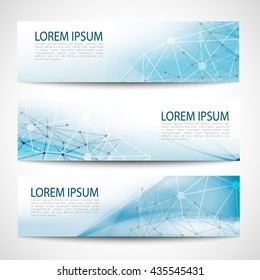Vector design Banner network technology background. illustration EPS10