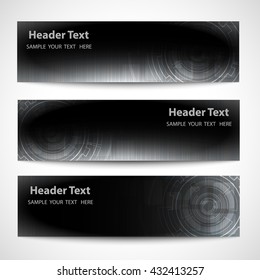Vector design Banner technology background. illustration EPS10
