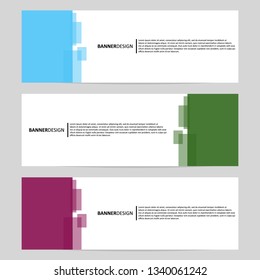 Vector design banner template. Banner background. Modern design template.