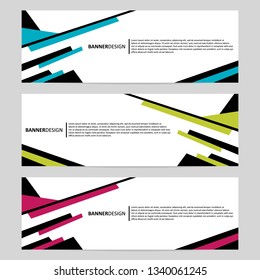 Vector design banner template. Banner background. Modern design template.