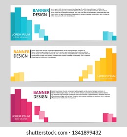 Vector design banner template. Banner background. Modern design template.
