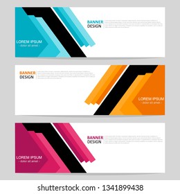 Vector design banner template. Banner background. Modern design template.