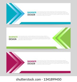 Vector design banner template. Banner background. Modern design template.