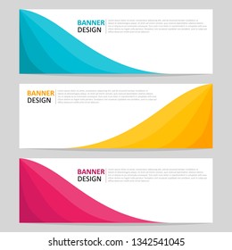 Vector design banner template. Banner background. Modern design template.