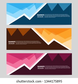 Vector design banner template. Banner background. Abstract web banner design template. Modern design template.