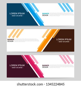 Vector design banner template. Banner background. Modern design template.