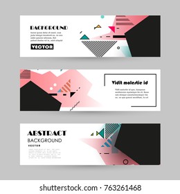 Vector design banner templates