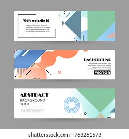 Vector design banner templates