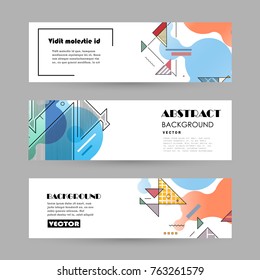 Vector design banner templates