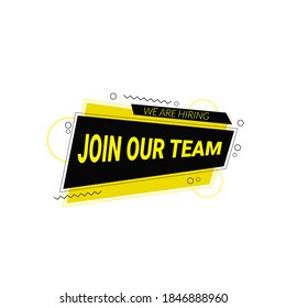 vector design banner templates that we recruit to join our team