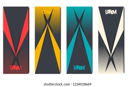 Vector design banner web template