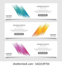 Vector design banner web template. Banner background. Modern template design.